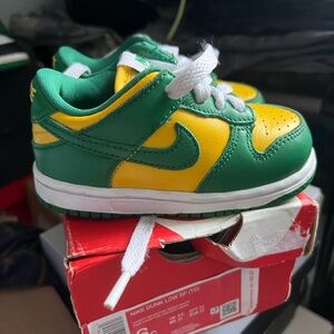 Toddler dunk low “Brazil”